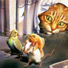 Cat, mouse, parrot and fi…